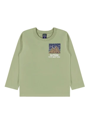 Bee Loop - Conjunto Outside Infantil Camiseta Verde - BEE LOOP