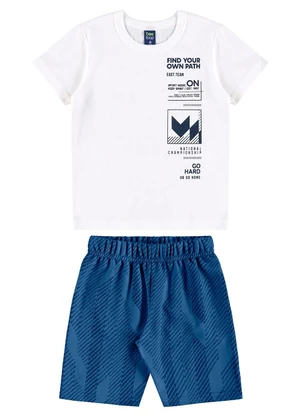 Bee Loop - Conjunto Own Your Path Infantil Branco - BEE LOOP