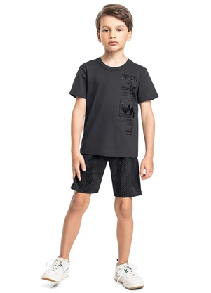 Bee Loop - Conjunto Own Your Path Infantil Cinza - BEE LOOP