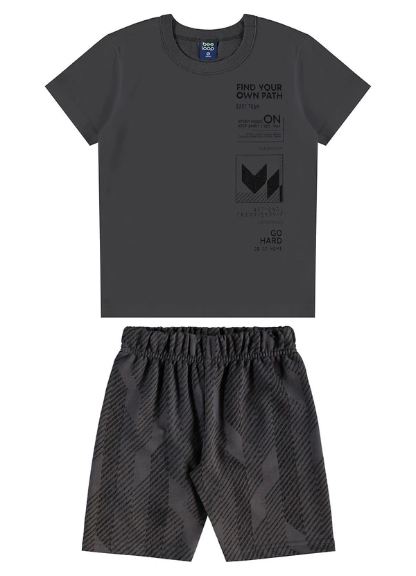 Bee Loop - Conjunto Own Your Path Infantil Cinza 2