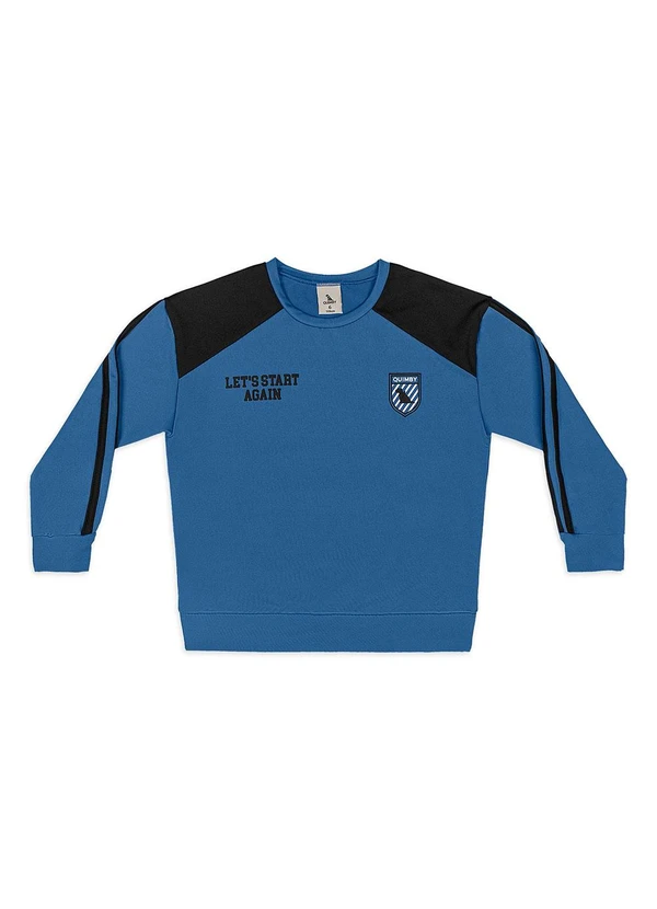 Quimby - Conjunto para Menino Blusão e Calça Azul 2