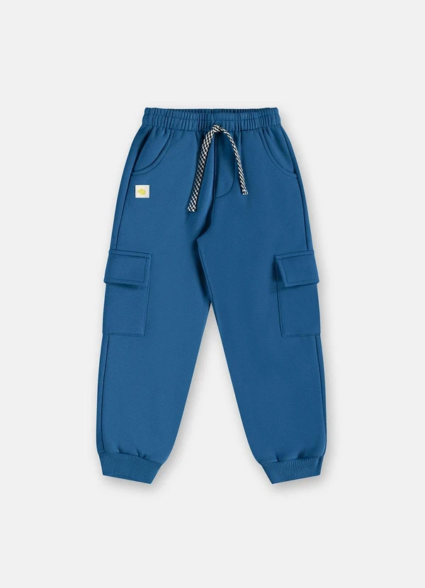 Três e Já - Conjunto Pega-Pega Moletom Azul 6