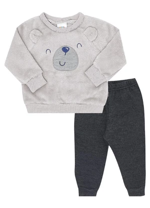 Pulla Bulla - Conjunto Pelo Menino Cinza - PULLA BULLA