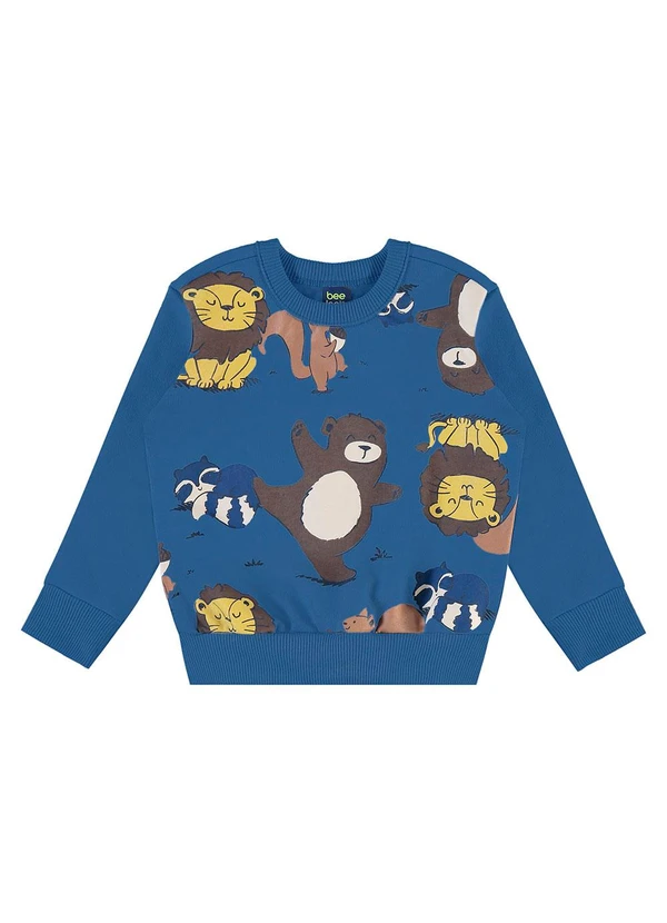 Bee Loop - Conjunto Peludinhos Blusão Azul 2