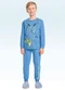 Fakini Kids - Conjunto Pijama Camiseta e Calça Azul - variação: Azul