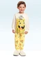 Fakini Kids - Conjunto Pijama Camiseta e Calça Bege - variação: Bege
