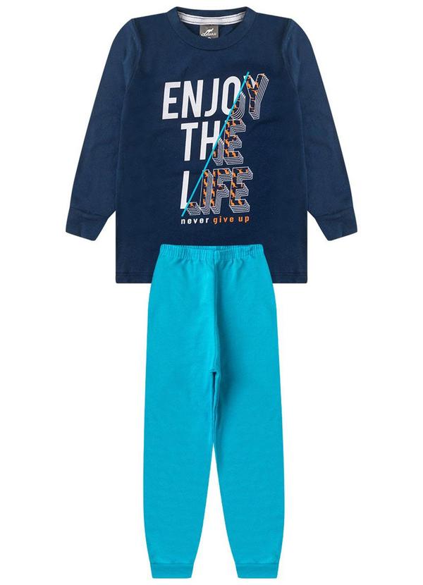 Rosa Azul - Conjunto Pijama Enjoy The Up Azul Marinho