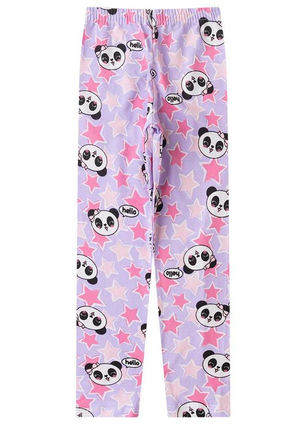 Rosa Azul - Conjunto Pijama Panda Happy Iaia Mescla 3