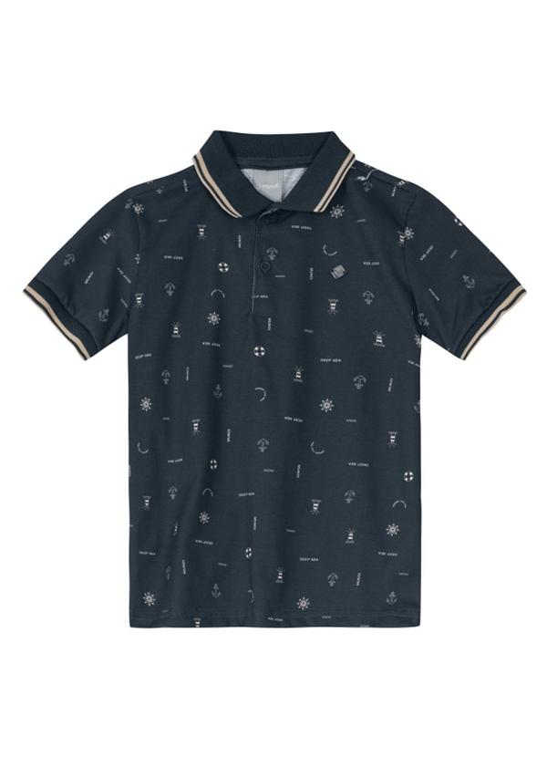 Brandili Mundi - Conjunto Polo Infantil Menino Cinza 2