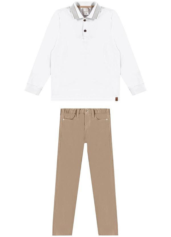 Carinhoso - Conjunto Polo Menino Branco 2