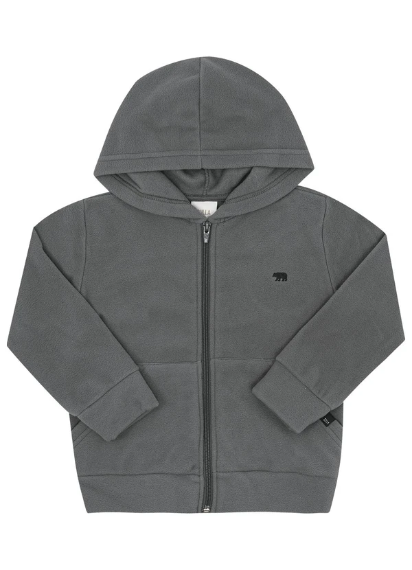 Pulla Bulla - Conjunto Primeiros Passos Malha Soft Cinza 2