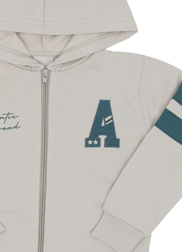 Pulla Bulla - Conjunto Primeiros Passos Menino Moletom Cinza 2