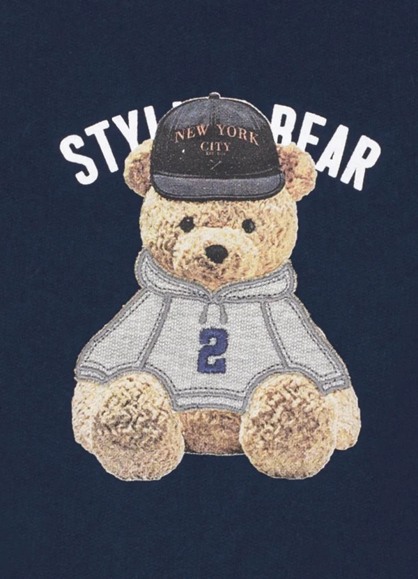 Pulla Bulla - Conjunto Primeiros Passos Menino Moletom Marinho 4