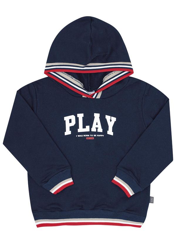 Pulla Bulla - Conjunto Primeiros Passos Menino Moletom Marinho 2