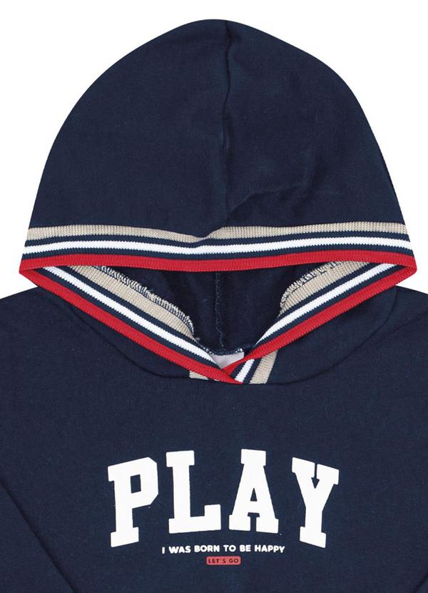 Pulla Bulla - Conjunto Primeiros Passos Menino Moletom Marinho 4