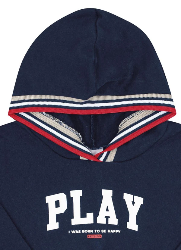 Pulla Bulla - Conjunto Primeiros Passos Menino Moletom Marinho 4