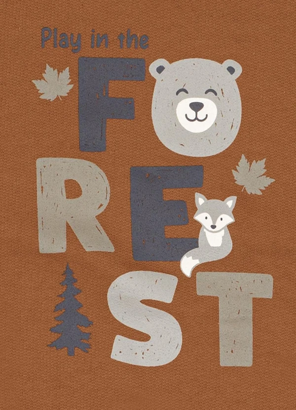 Pulla Bulla - Conjunto Primeiros Passos Menino Moletom Marrom 5