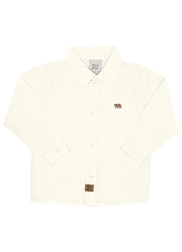 Pulla Bulla - Conjunto Primeiros Passos Tricoline  Bege  4