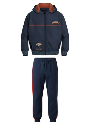 Malwee Kids - Conjunto Racing em Moletinho Azul Marinho - MALWEE KIDS