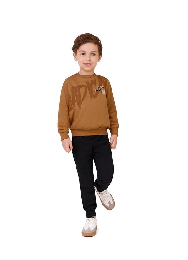 Malwee Kids - Conjunto Radical JoggerMarrom