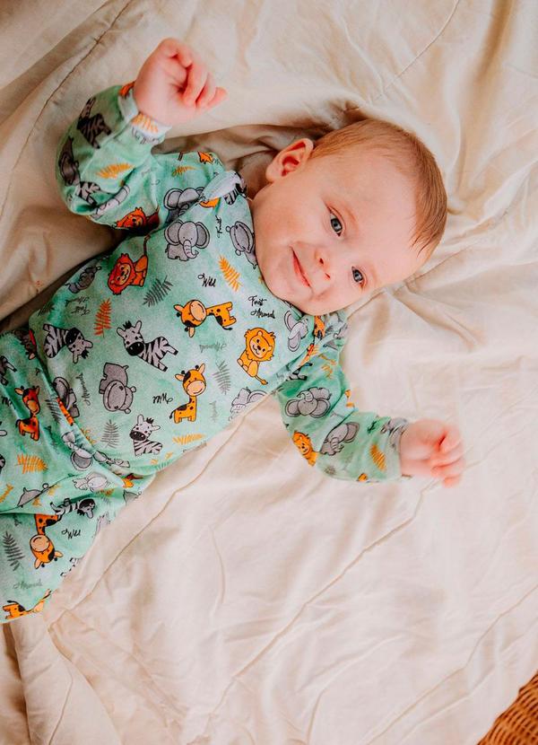 Stolf Baby Kids - Conjunto Ribana Longo Floresta Estampado 2