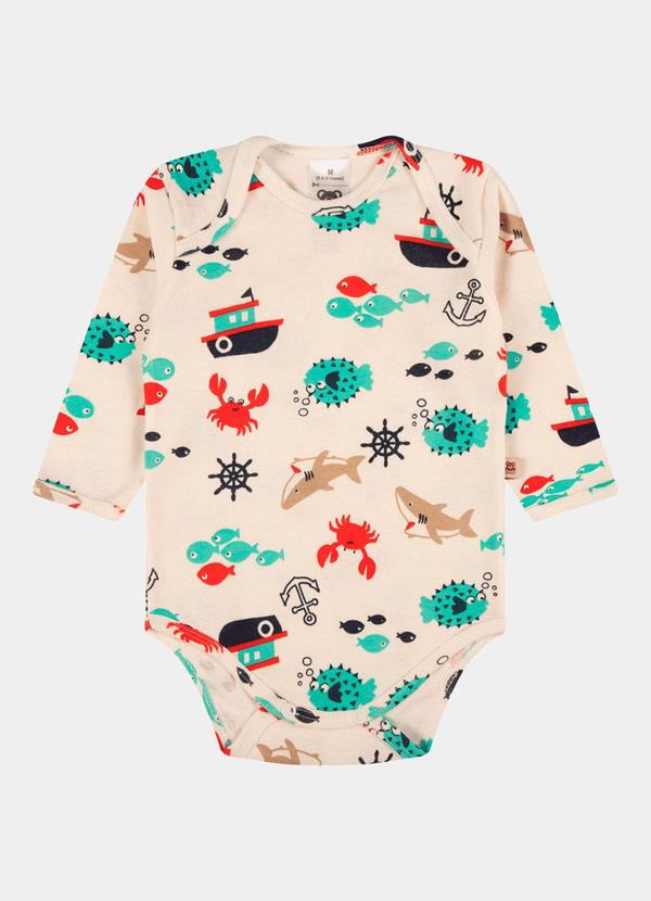 Stolf Baby Kids - Conjunto Ribana Longo Fundo do Mar Estampado 5