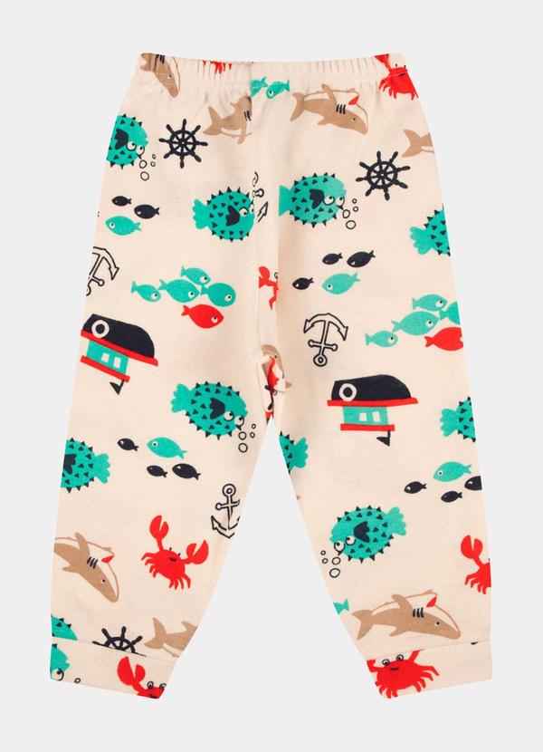 Stolf Baby Kids - Conjunto Ribana Longo Fundo do Mar Estampado 6