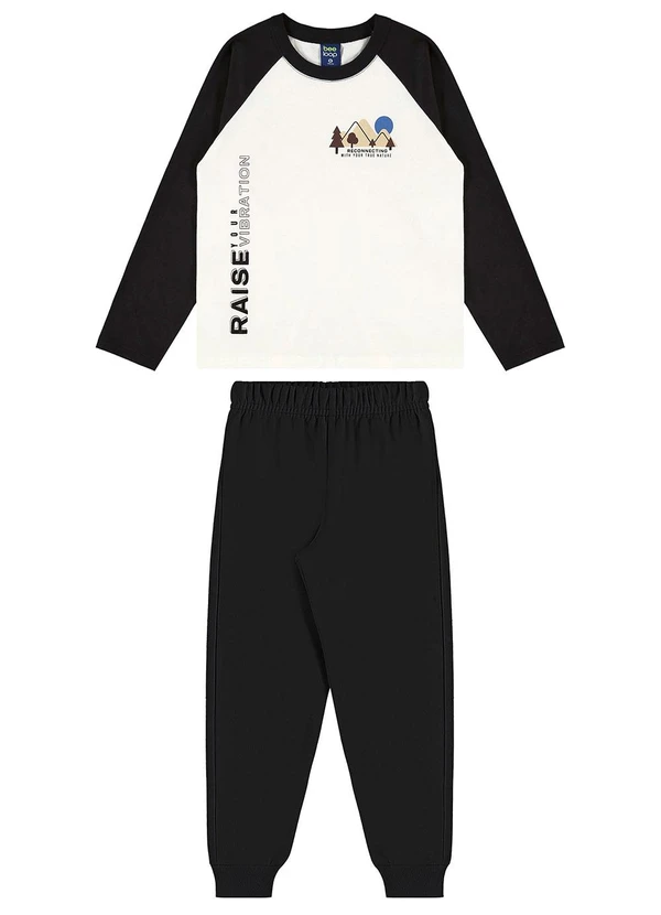 Bee Loop - Conjunto Scout Camiseta Calça Branco 2