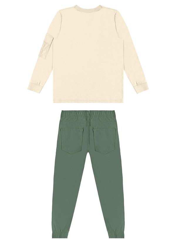 Carinhoso - Conjunto Seventy Five Jogger Bege 2