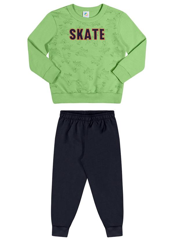 Alenice - Conjunto Skate Menino Verde