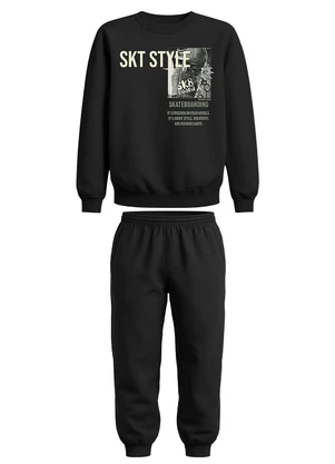 Malwee Kids - Conjunto Skt Style Preto - MALWEE KIDS
