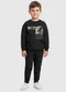 Malwee Kids - Conjunto Tyrannosaurus Marrom - variação: Preto