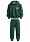 Carinhoso - Conjunto Sport em Moletom Verde Esmeralda - variação: Verde Esmeralda