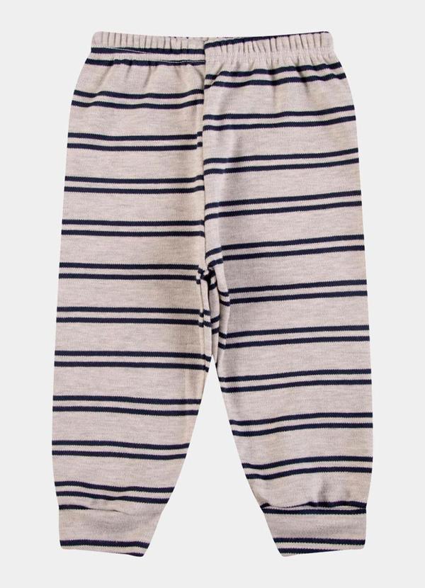 Stolf Baby Kids - Conjunto Suedine Longo Estampado Zebra Azul 5