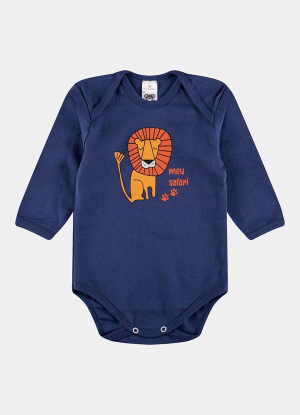 Stolf Baby Kids - Conjunto Suedine Longo Safari Azul 2