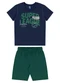 Bee Loop - Conjunto Super League Camiseta Marrom - variação:  