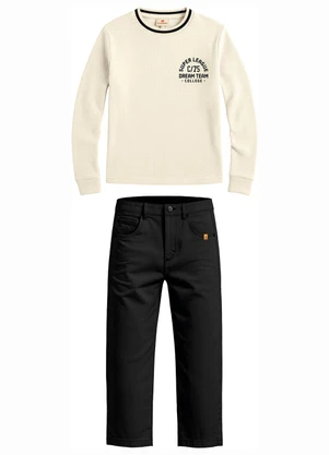 Carinhoso - Conjunto Super League Off White - CARINHOSO