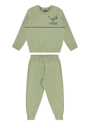 Bee Loop - Conjunto T-Rex Time Infantil Verde - BEE LOOP