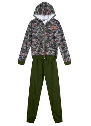 Extreme - Conjunto Teen Menino em Moletom Azul - EXTREME