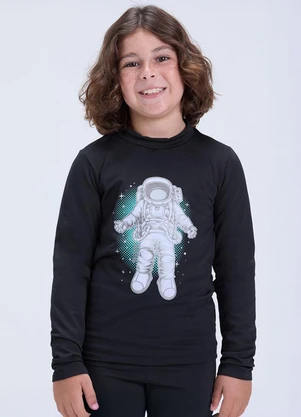 Vida Costeira - Conjunto Térmico Brilha no  Astronauta Preto - VIDA COSTEIRA