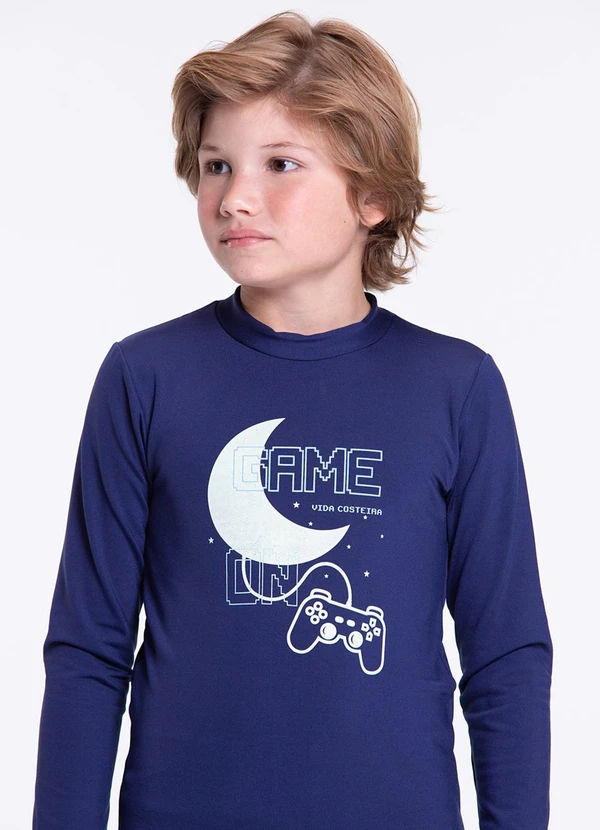 Vida Costeira - Conjunto Térmico Brilha no Escuro Marinho 2