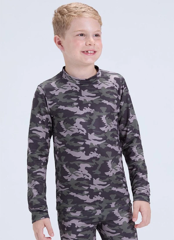 Vida Costeira - Conjunto Térmico de Infantil Camuflado Verde 2