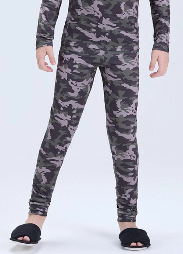 Vida Costeira - Conjunto Térmico de Infantil Camuflado Verde 3