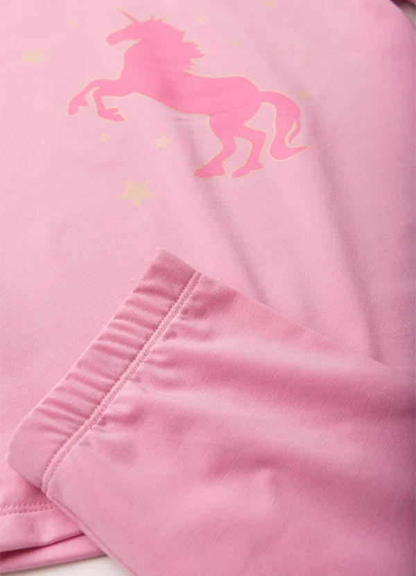 Vida Costeira - Conjunto Térmico Infantil Brilha no Escuro Preto 5