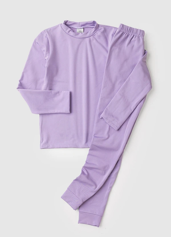 Vida Costeira - Conjunto Térmico Infantil Lilás 4