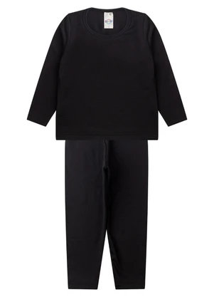 Rovi Kids - Conjunto Termico Infantil Segunda Pele Preto - ROVI KIDS