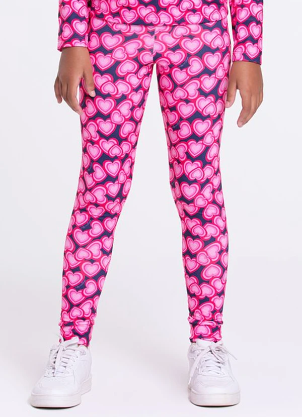 Vida Costeira - Conjunto Térmico Infantil Sublimado Coração 3