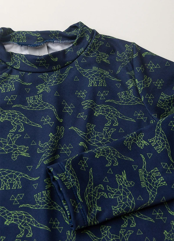 Vida Costeira - Conjunto Térmico Infantil Sublimado Marinho 3