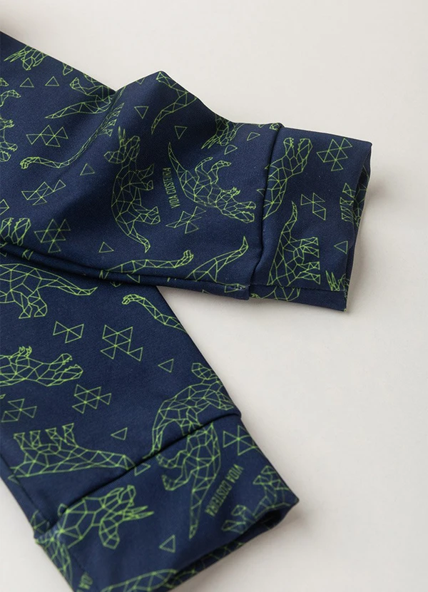 Vida Costeira - Conjunto Térmico Infantil Sublimado Marinho 4