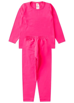 Rovi Kids - Conjunto Termico Juvenil Segunda Pele Rosa - ROVI KIDS